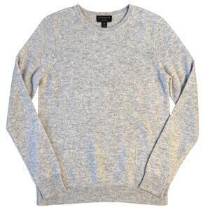 Charter Club Luxury 100% Cashmere Sweater Crewneck Gray Women’s Petite Small